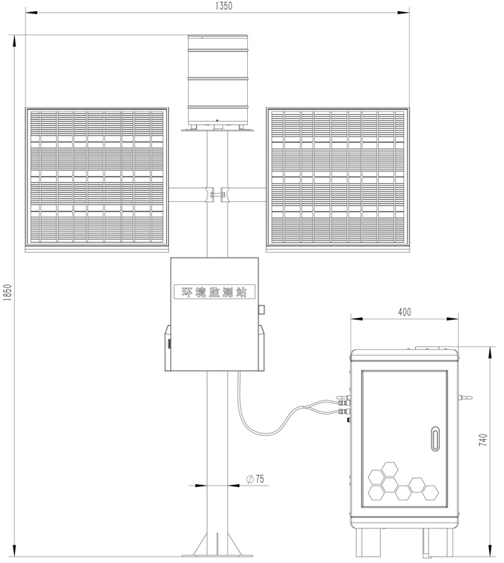 泥沙自動監測儀產品尺寸